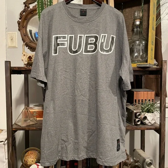 FUBU | Shirts | Vintage Fubu The Collection Gray Oversized